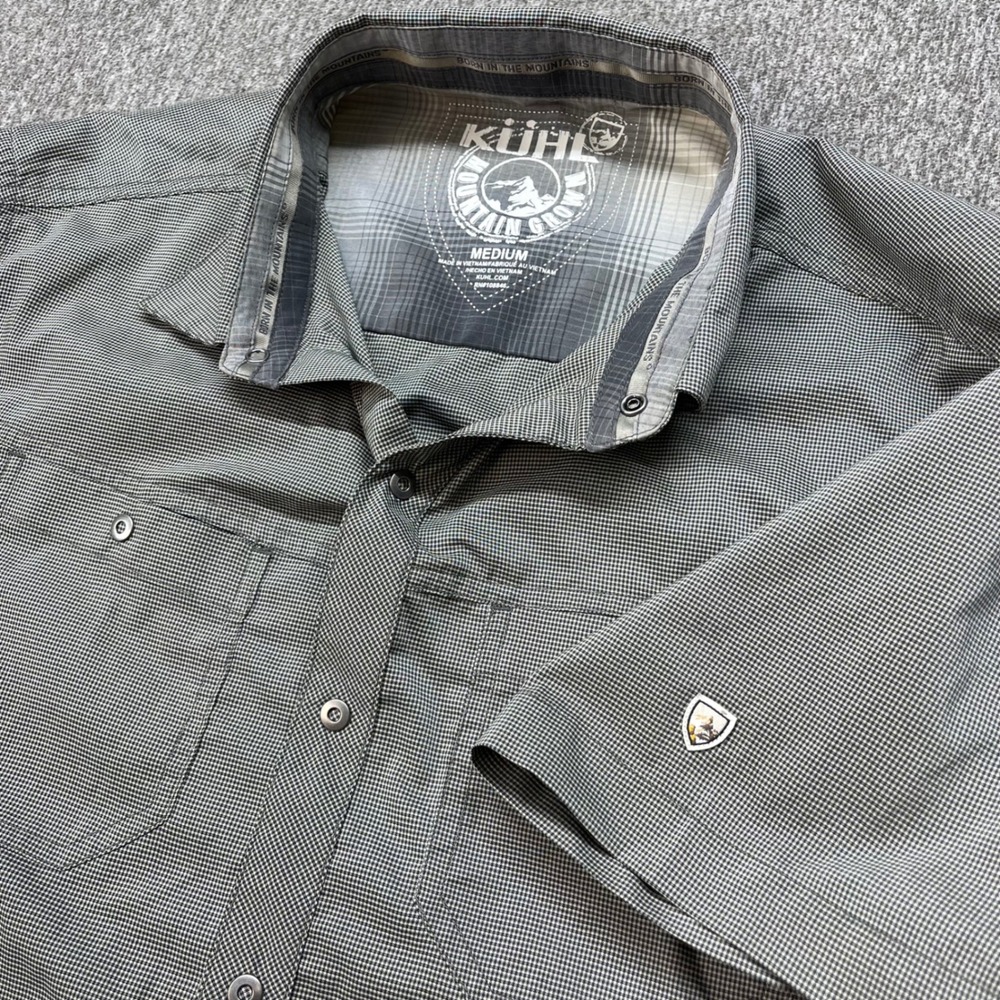 KÜHL Men's Stealth Short Sleeve Shirt Medium Gorpcore Hiking Outdoor